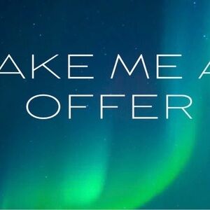 Graphic Text Print - 'Make Me An Offer'